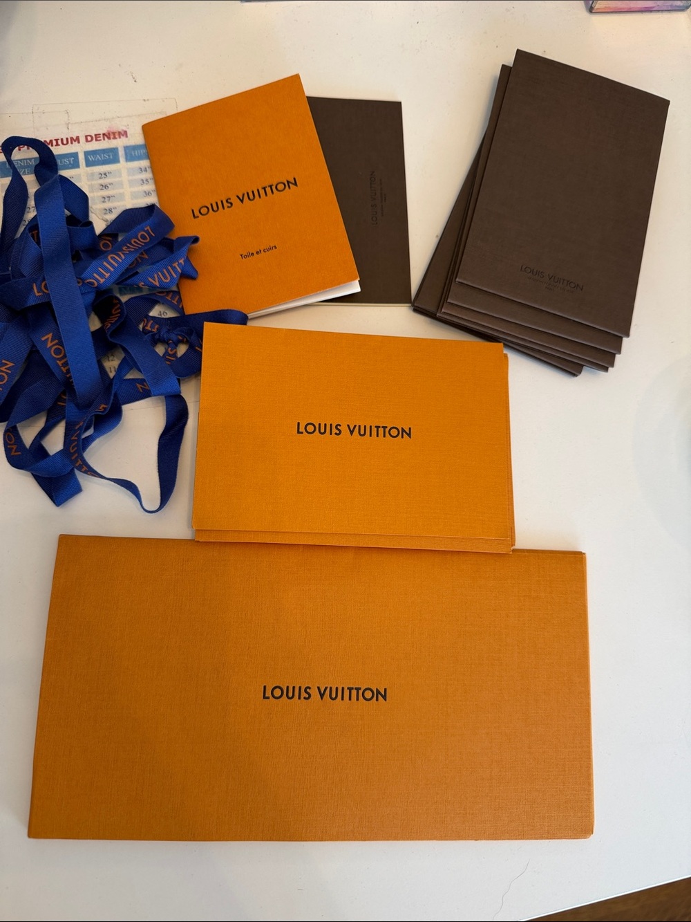 Louis Vuitton EMPTY portfolios booklet